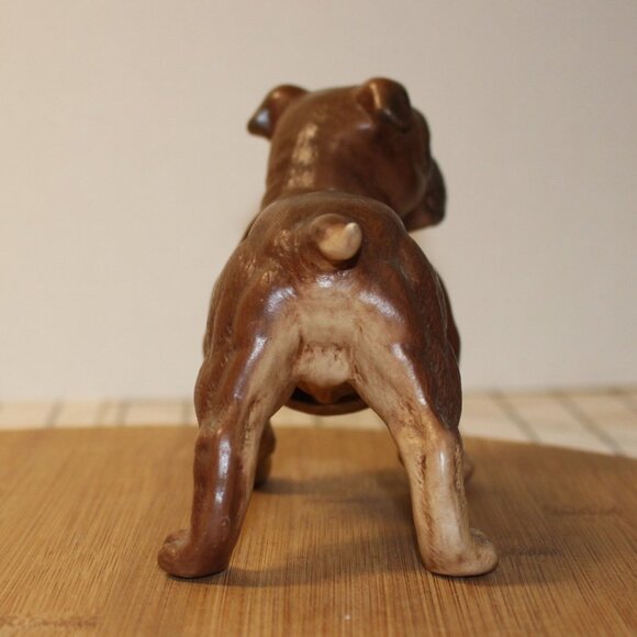 Vtg Ceramic English Bulldog Best In Show Stance Hand-Painted Collectible figurin - Picture 4 of 7
